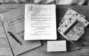 A writer's workspace