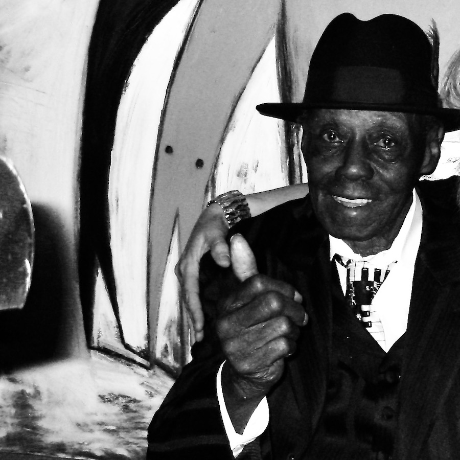 Pinetop Perkins, boogie woogie piano player. Photography by Rhonda Jesckey